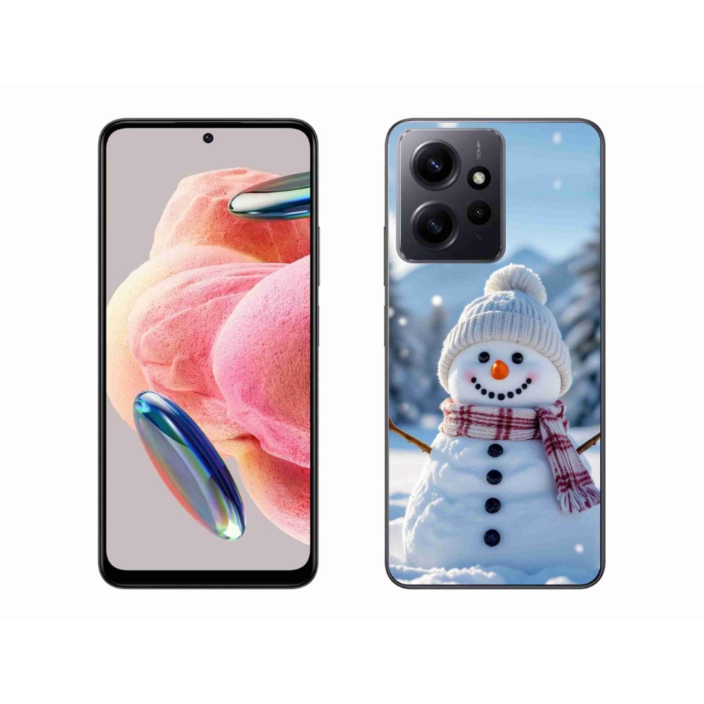Gél borítás mmCase a Xiaomi Redmi Note 12 4G-hez - hóember 3