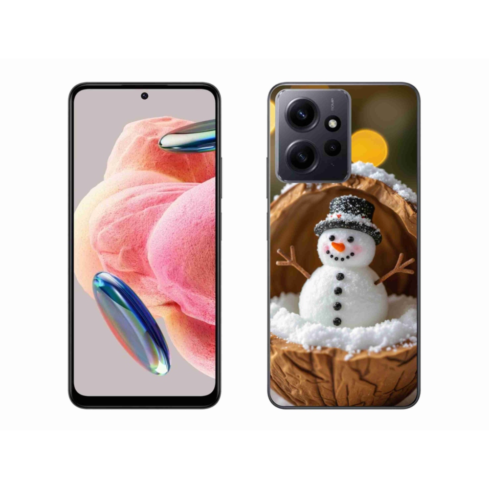 Gél borítás mmCase a Xiaomi Redmi Note 12 4G-hez - hóember 4