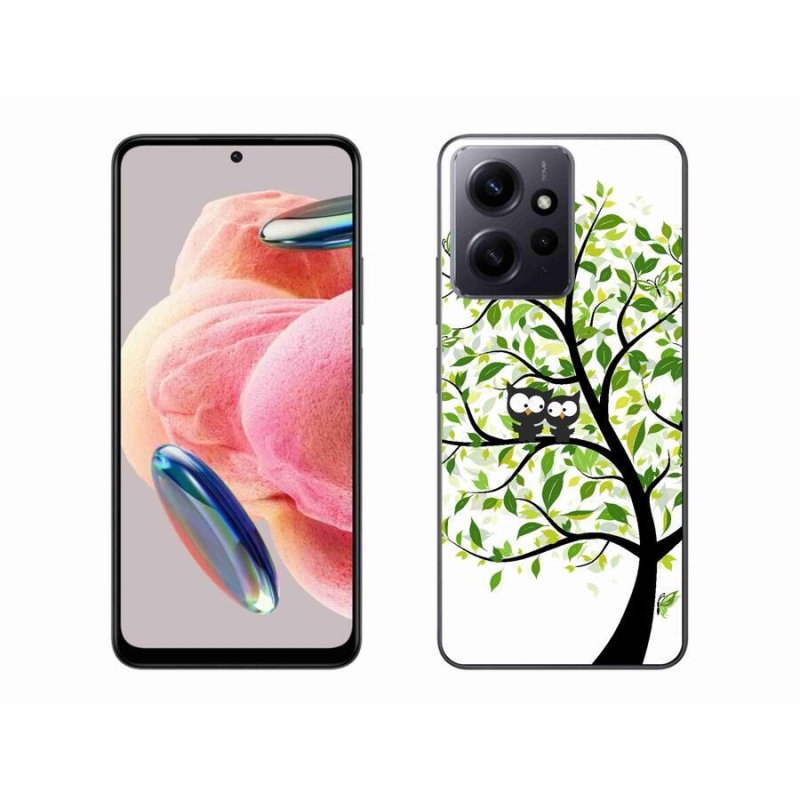 Gél borító mmCase a Xiaomi Redmi Note 12 4G-hez - baglyok a fán