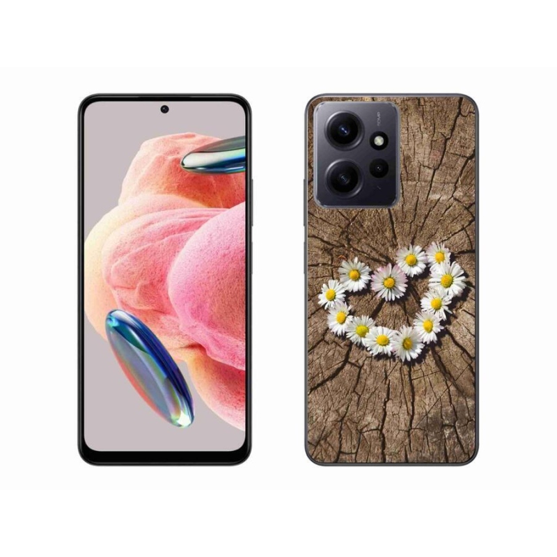 Gél borítás mmCase a Xiaomi Redmi Note 12 4G-hez - százszorszépek szíve