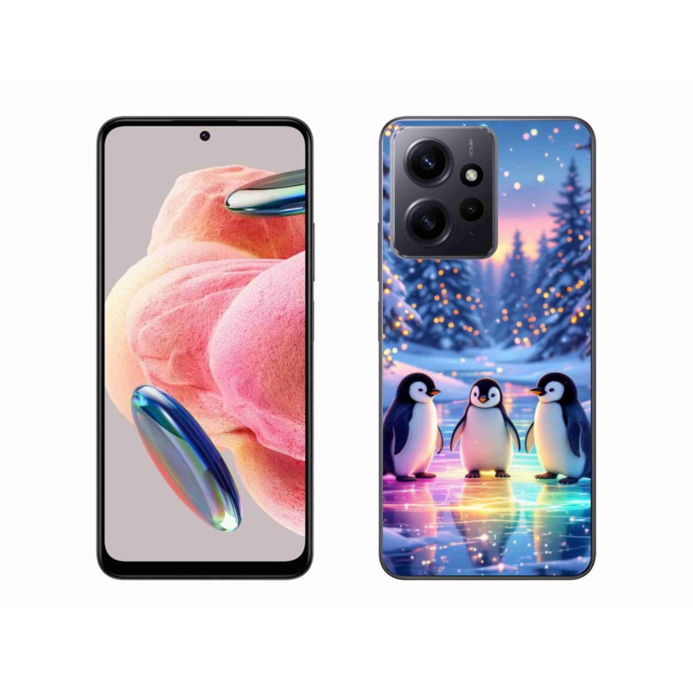 Gél borítás mmCase a Xiaomi Redmi Note 12 4G-hez - pingvinek