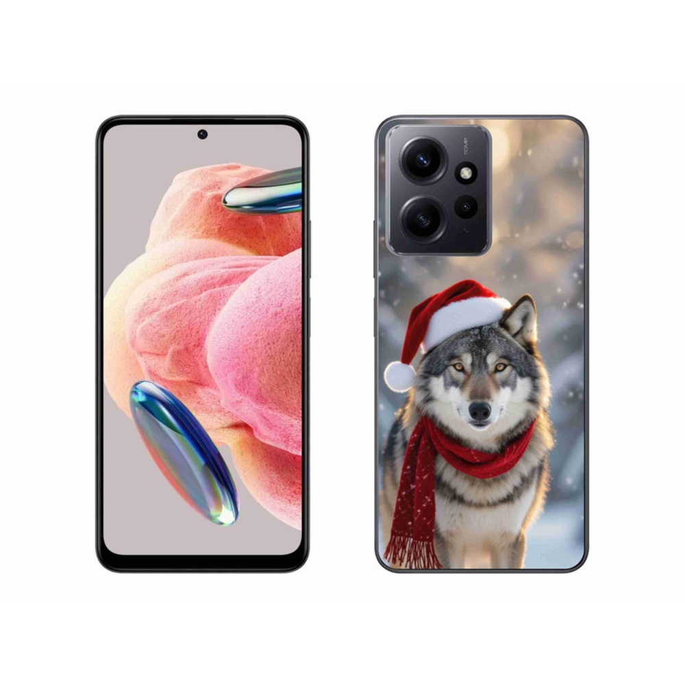 Gél borítás mmCase a Xiaomi Redmi Note 12 4G-hez - Karácsonyi farkas