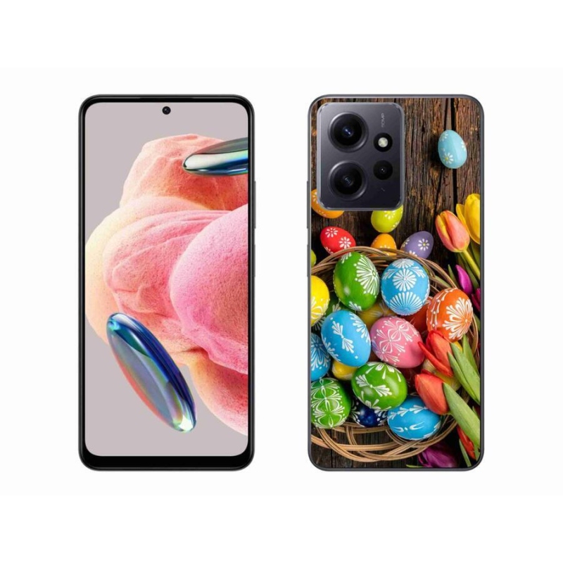 Gél borítás mmCase a Xiaomi Redmi Note 12 4G-hez - Húsvéti tojások