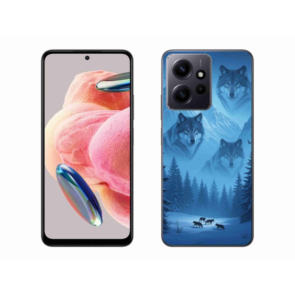 Gél borító mmCase a Xiaomi Redmi Note 12 4G-hez - farkas csomag