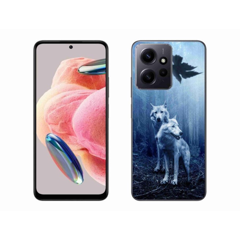 Gél borítás mmCase a Xiaomi Redmi Note 12 4G-hez - farkasok az erdőben