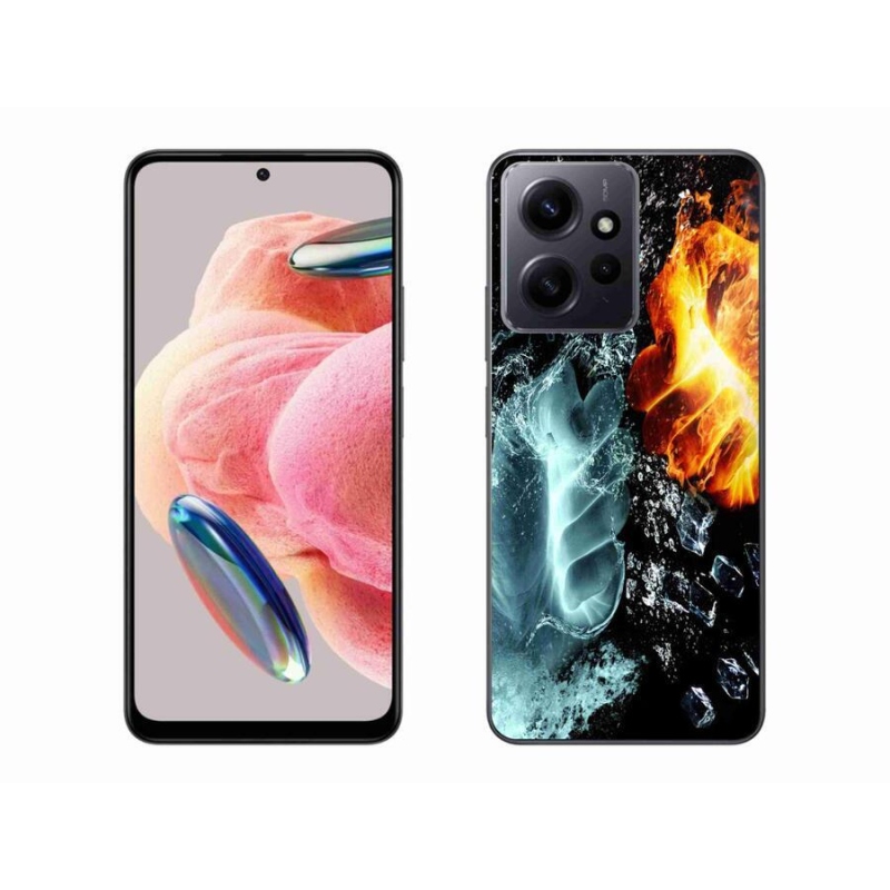 Gél borítás mmCase a Xiaomi Redmi Note 12 4G - víz és tűz számára