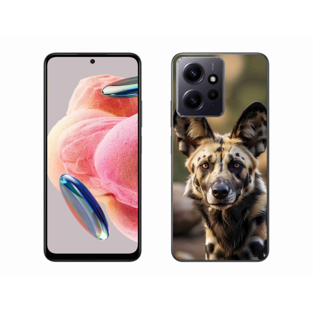 Gél borítás mmCase a Xiaomi Redmi Note 12-hez - afrikai vadkutya