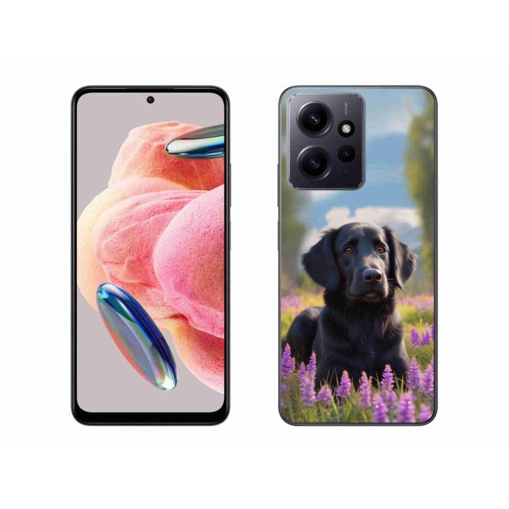Gél borítás mmCase a Xiaomi Redmi Note 12 készülékhez - elegáns fekete retriever