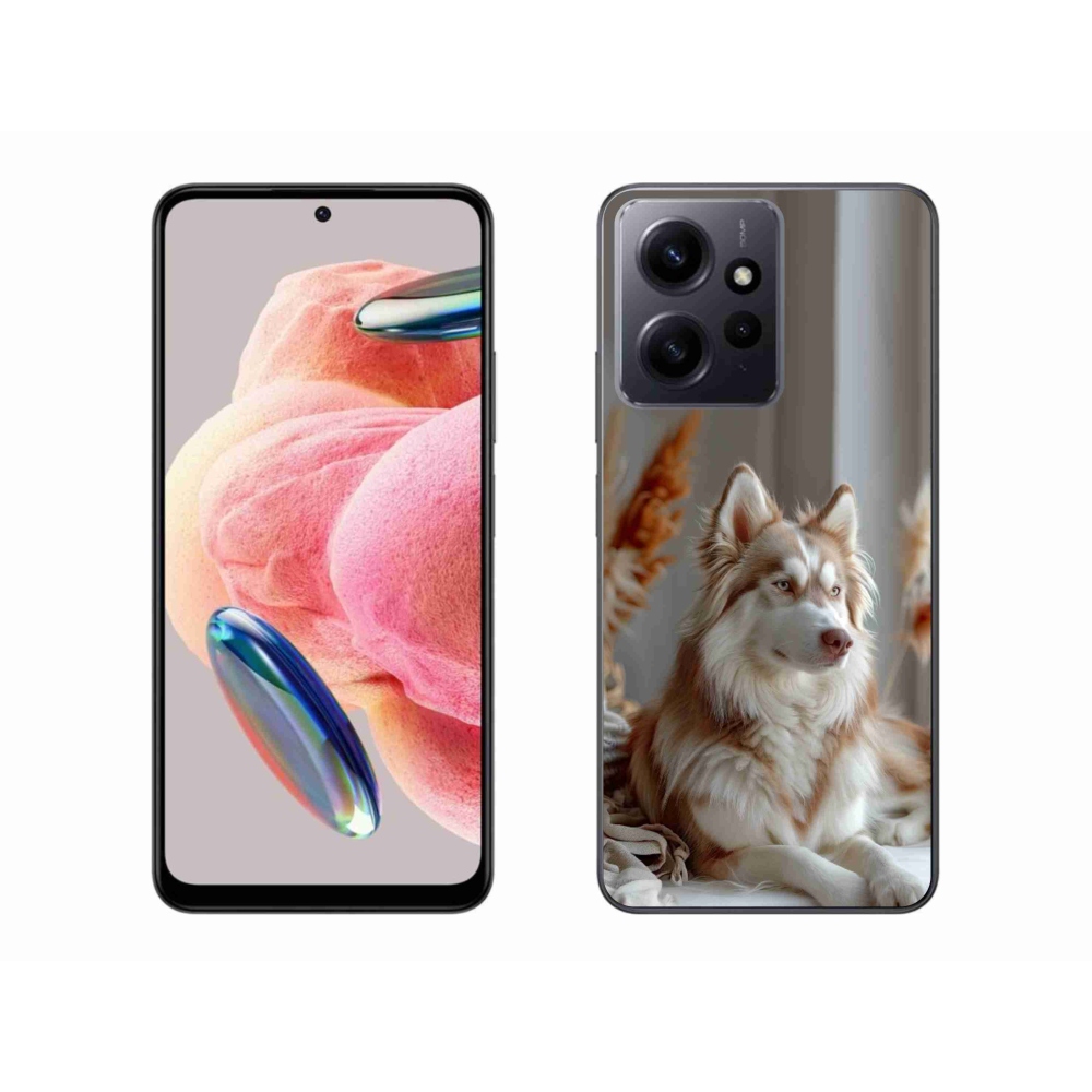 Gél borítás mmCase a Xiaomi Redmi Note 12-hez - nyugodt szibériai husky