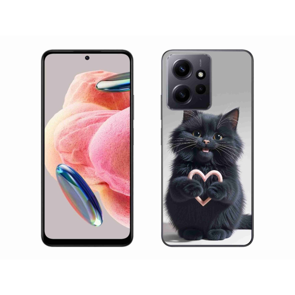 Gél borító mmCase a Xiaomi Redmi Note 12-hez - macska szeretet 3