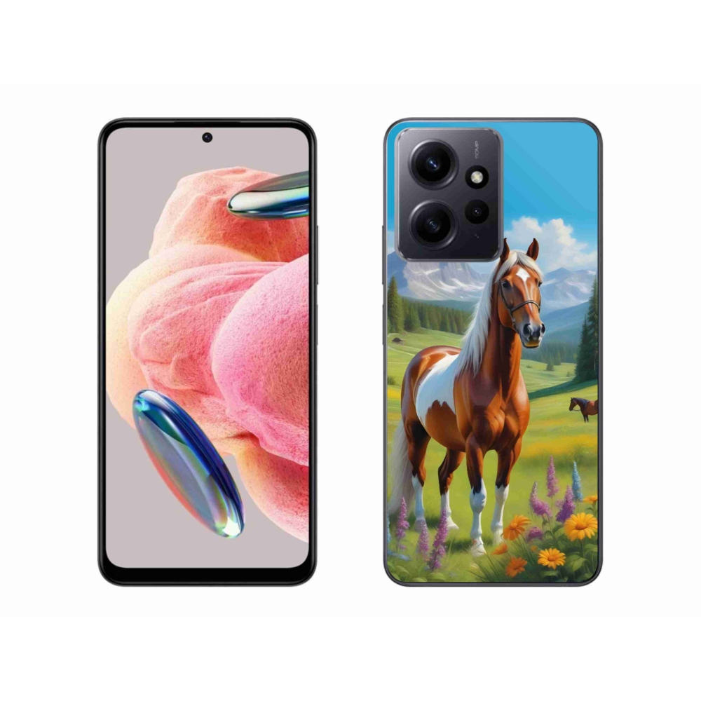 Gél borítás mmCase a Xiaomi Redmi Note 12-hez - ló a réten