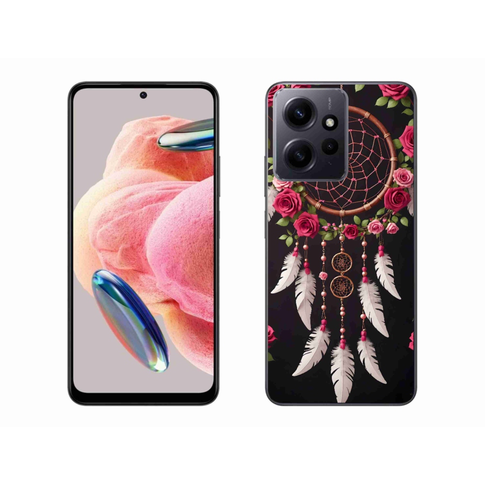 Gél borító mmCase a Xiaomi Redmi Note 12-hez - álomfogó rózsákkal