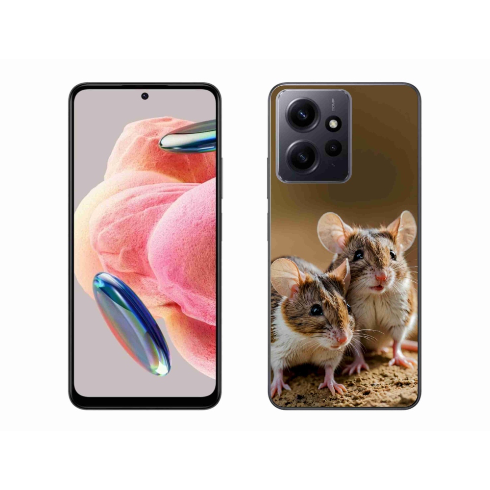 Gél borítás mmCase a Xiaomi Redmi Note 12-hez - egér duó