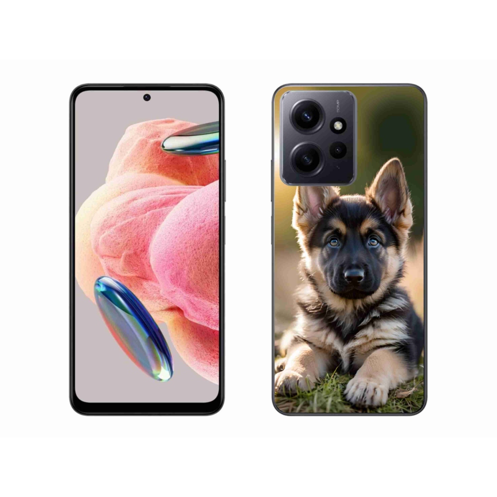 Gél borítás mmCase a Xiaomi Redmi Note 12-hez - Német juhászkutya a természetben
