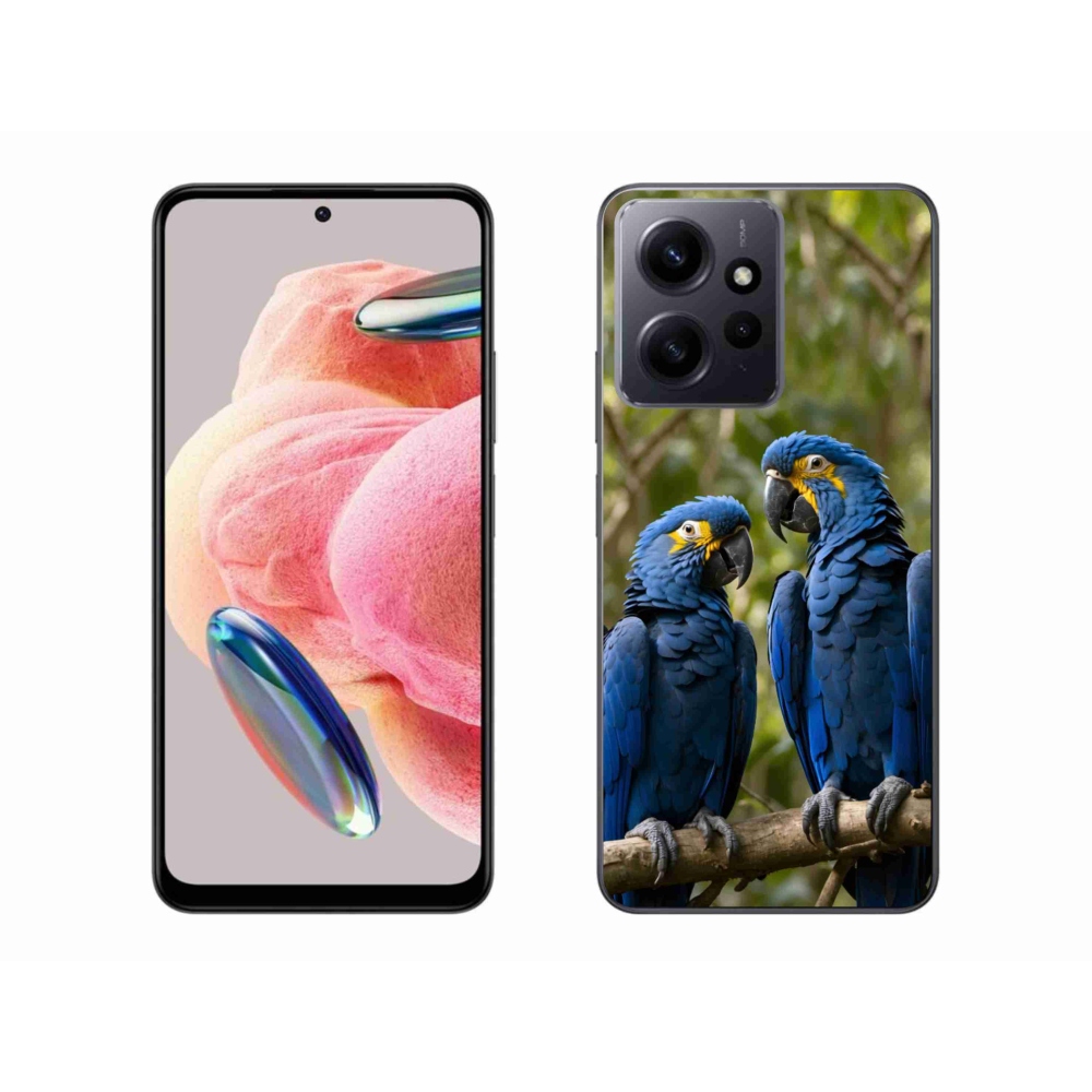 Gél borítás mmCase a Xiaomi Redmi Note 12-hez - papagáj duó