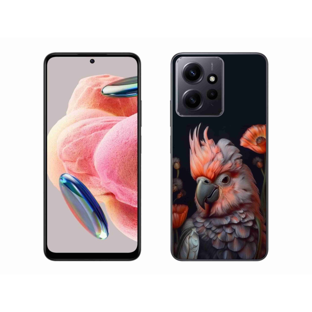 Gél borítás mmCase a Xiaomi Redmi Note 12-hez - papagáj kakadu színekben
