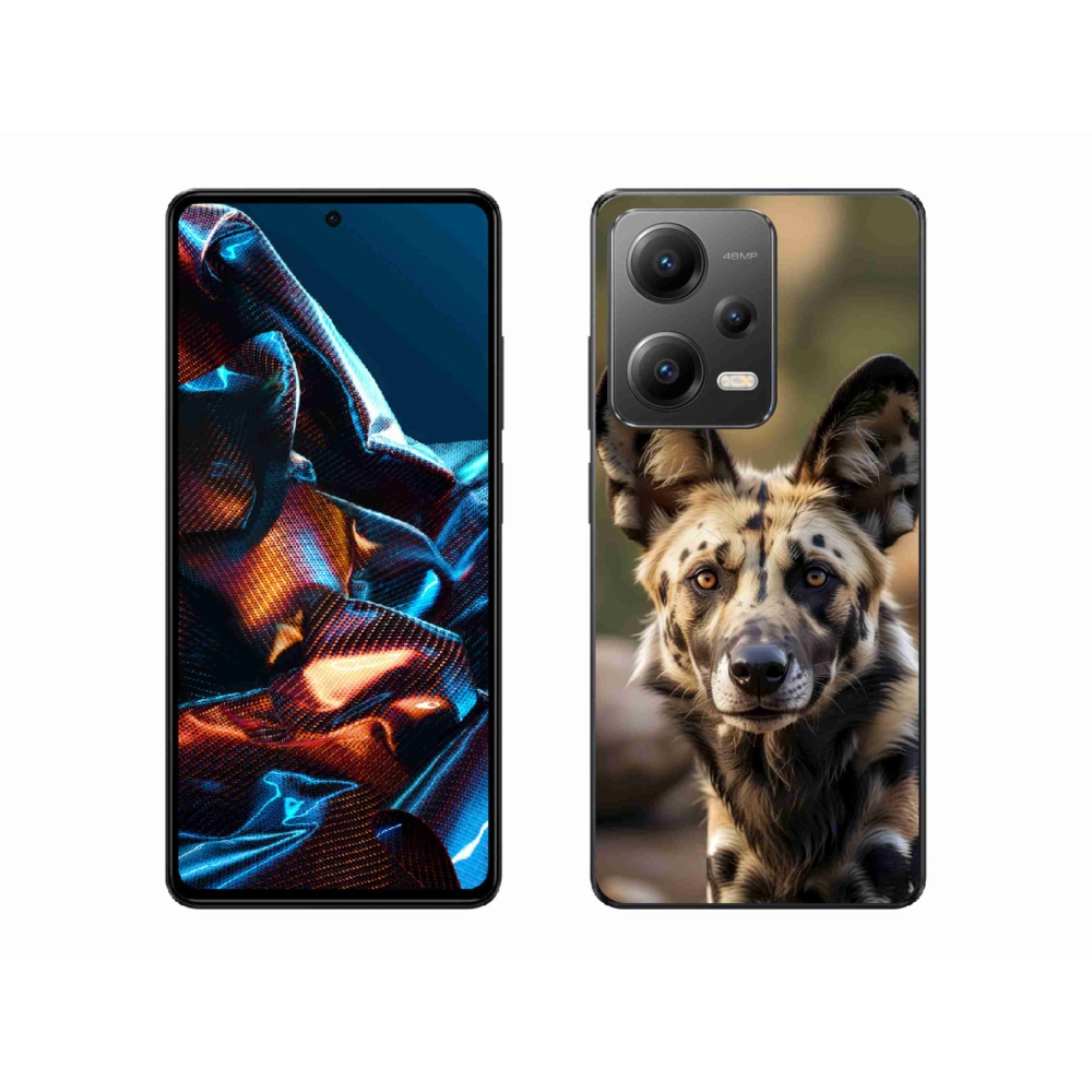 Gél borítás mmCase a Xiaomi Redmi Note 12 Pro 5G-hez - afrikai vadkutya