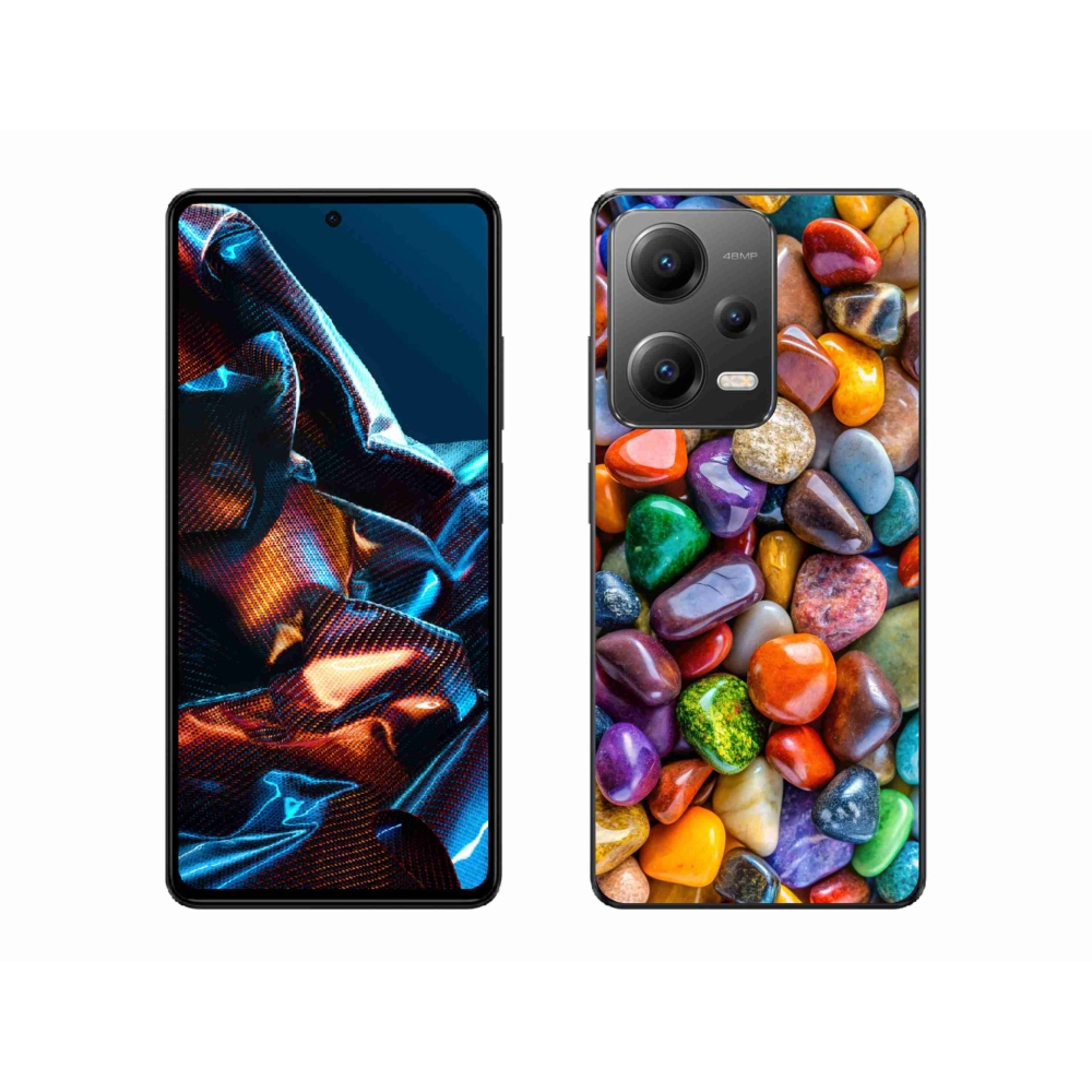 Gél borítás mmCase a Xiaomi Redmi Note 12 Pro 5G számára - színes strasszkövek