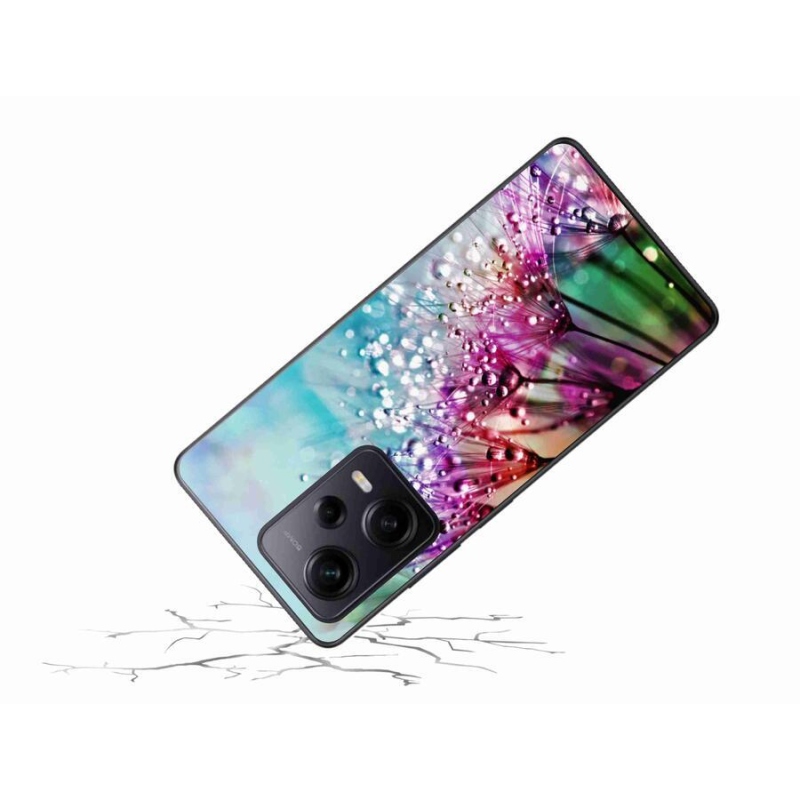 Gél borítás mmCase a Xiaomi Redmi Note 12 Pro+ 5G számára - színes virágok