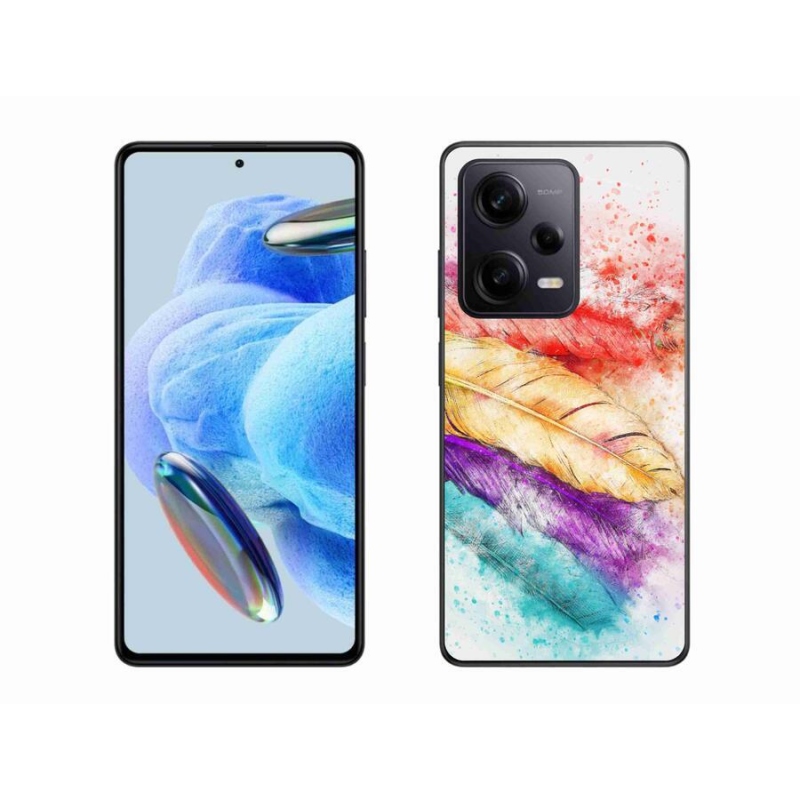 Gél borítás mmCase a Xiaomi Redmi Note 12 Pro+ 5G számára - színes toll
