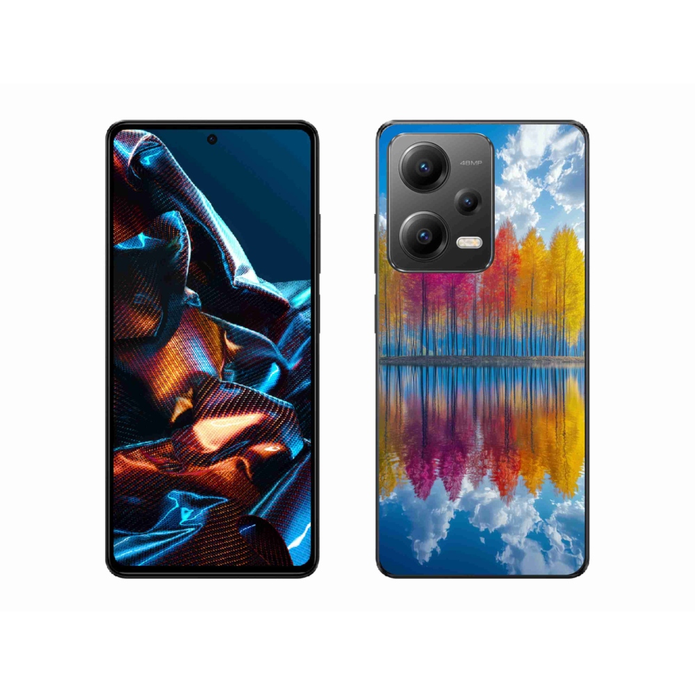 Gél borítás mmCase a Xiaomi Redmi Note 12 Pro 5G számára - színes fák