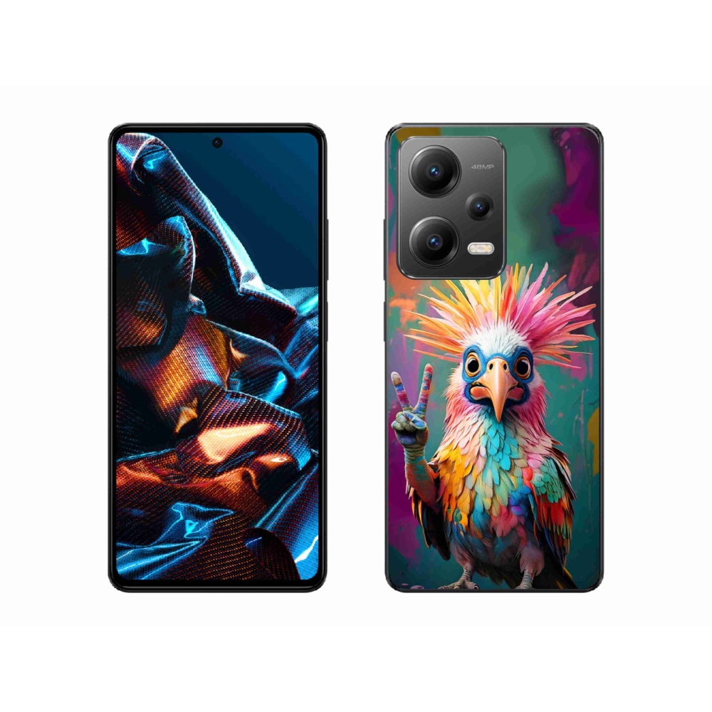 Gél borítás mmCase a Xiaomi Redmi Note 12 Pro 5G-hez - színes lázadó