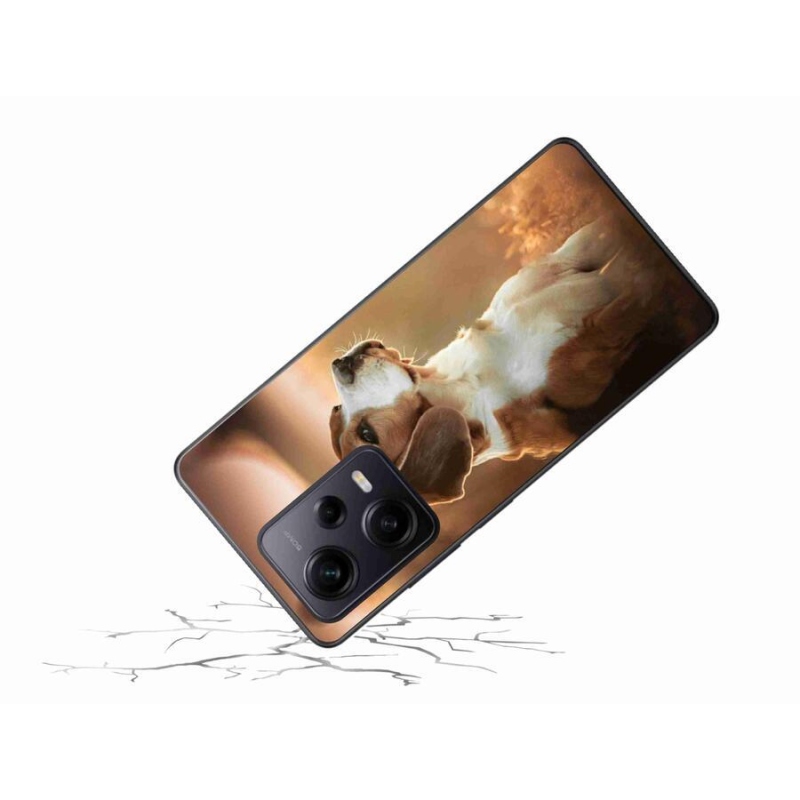 Zselés borítás mmCase a Xiaomi Redmi Note 12 Pro+ 5G számára - bézs színű