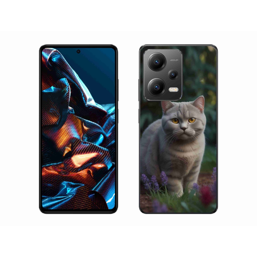 Gél borítás mmCase a Xiaomi Redmi Note 12 Pro 5G-hez - brit macska