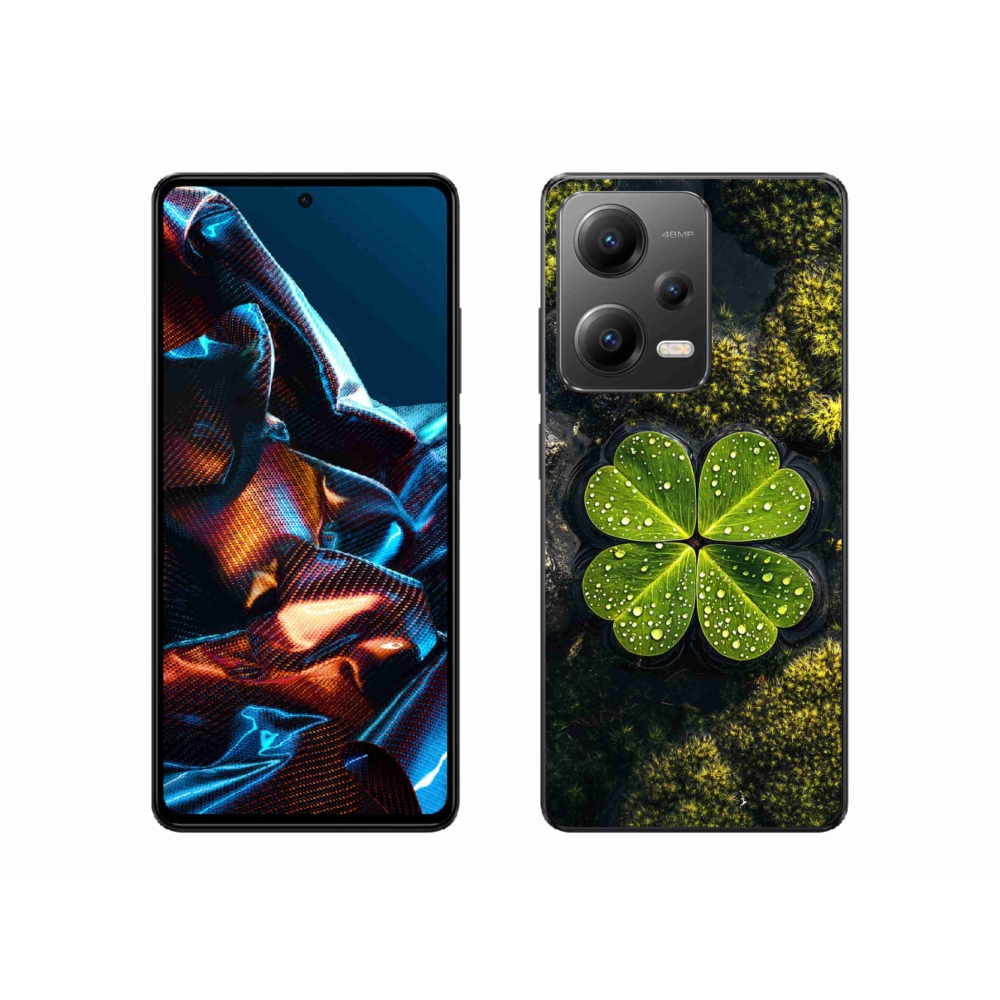 Gél borítás mmCase a Xiaomi Redmi Note 12 Pro 5G számára - négylevelű lóhere