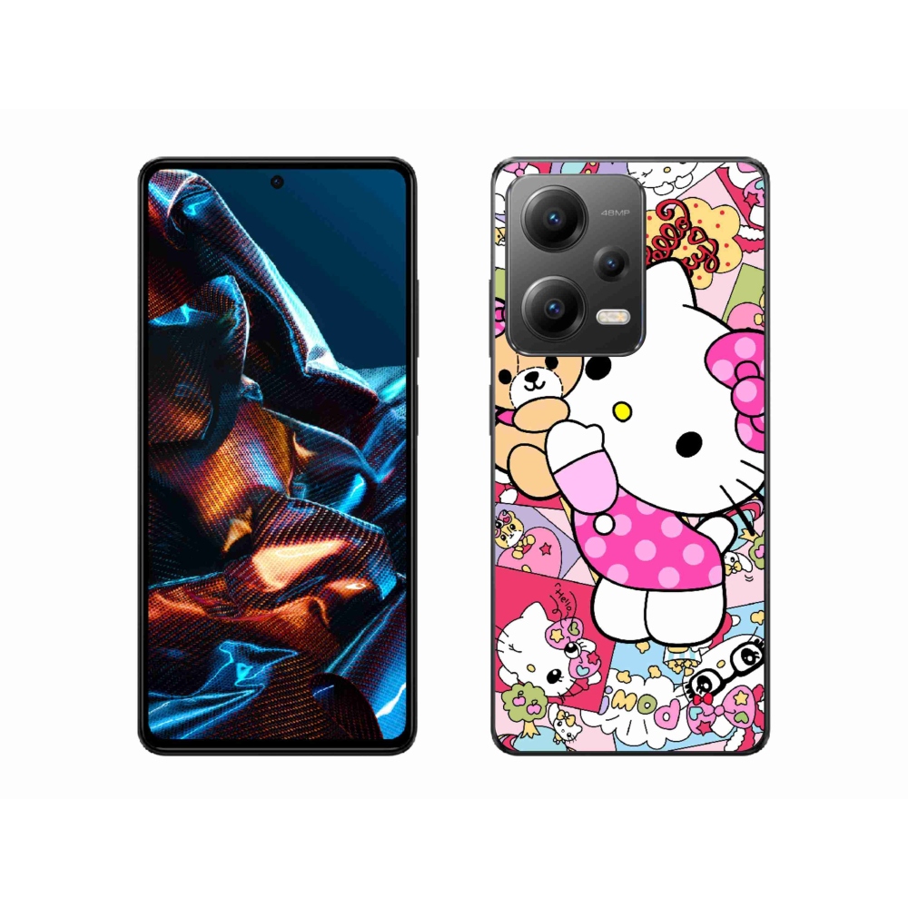 Gél borítás mmCase a Xiaomi Redmi Note 12 Pro 5G számára - aranyos cica
