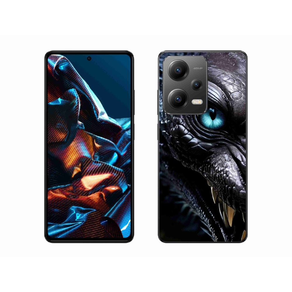 Gél borítás mmCase a Xiaomi Redmi Note 12 Pro 5G számára - sárkány nézet