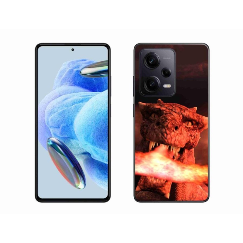 Gél borító mmCase a Xiaomi Redmi Note 12 Pro+ 5G - sárkányhoz