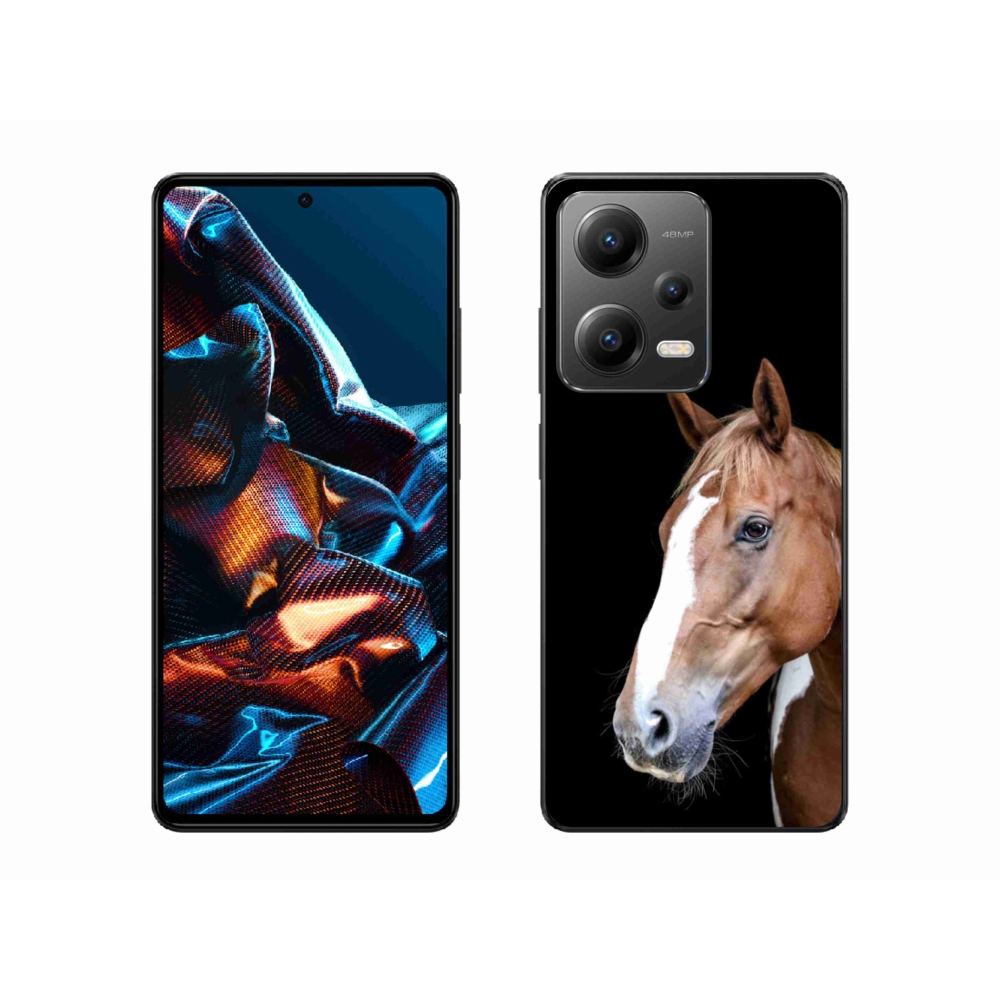 Gél borítás mmCase a Xiaomi Redmi Note 12 Pro 5G-hez - barna ló 3