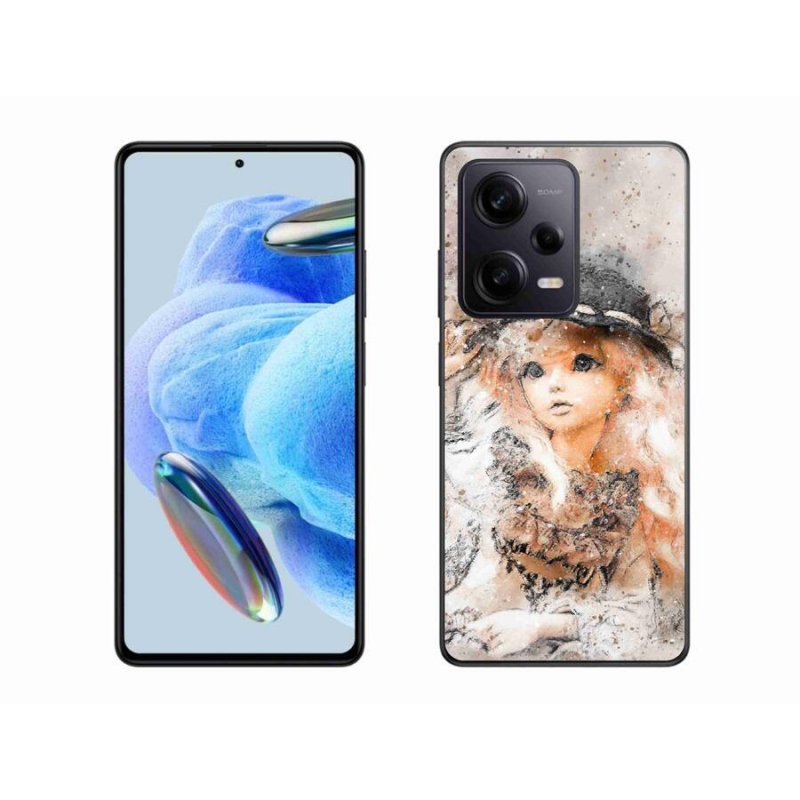 Gél borítás mmCase a Xiaomi Redmi Note 12 Pro+ 5G számára - kalapos lány