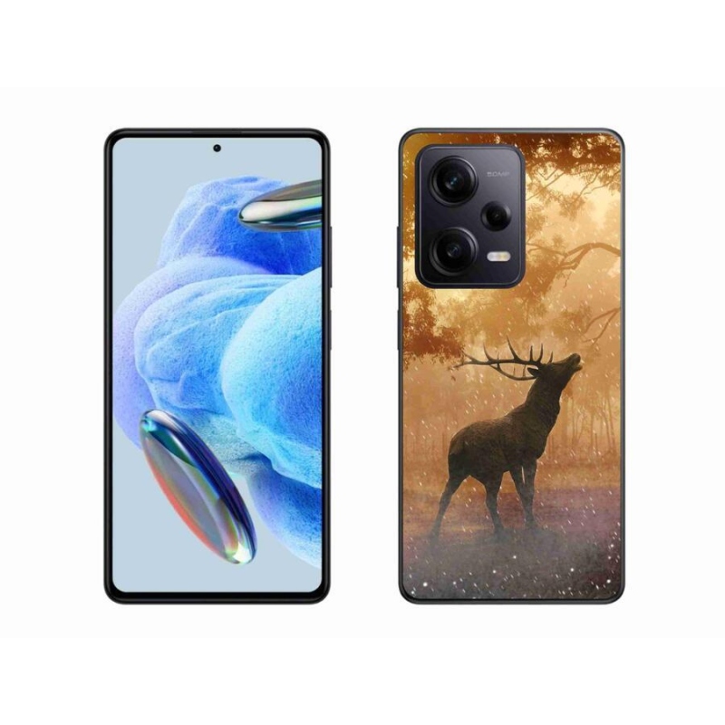 Zselés borítás mmCase a Xiaomi Redmi Note 12 Pro+ 5G számára - szarvas a vadászaton