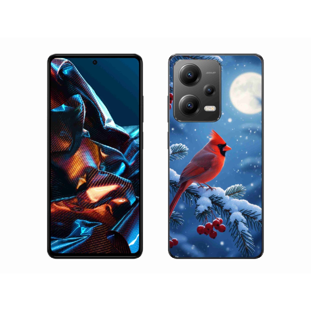 Gél borítás mmCase a Xiaomi Redmi Note 12 Pro 5G-hez - bíborvörös színű