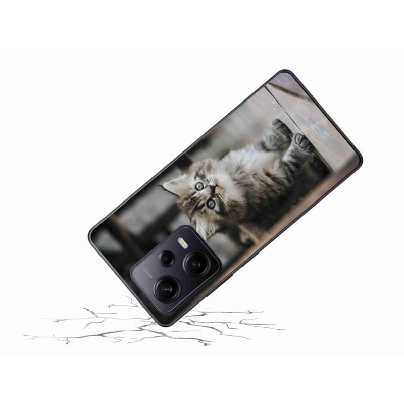 Gél borítás mmCase a Xiaomi Redmi Note 12 Pro+ 5G számára - cica