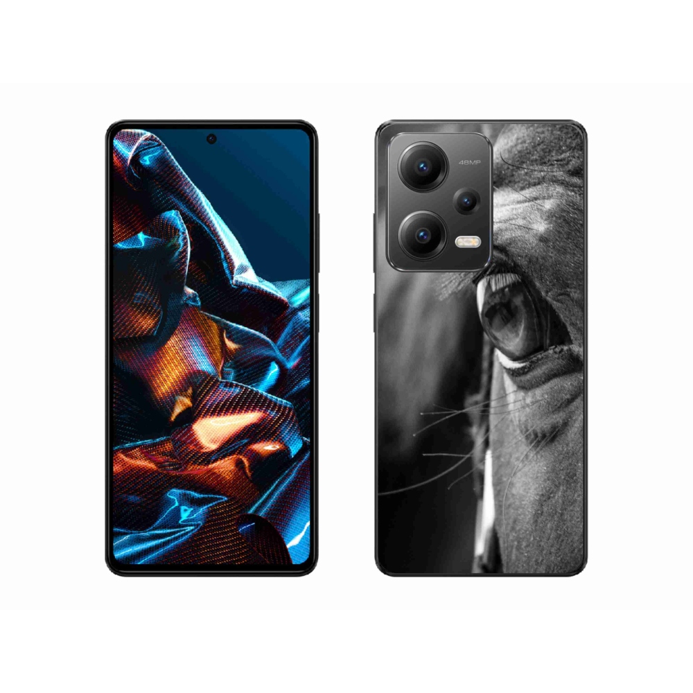 Gél borítás mmCase a Xiaomi Redmi Note 12 Pro 5G számára - ló nézet