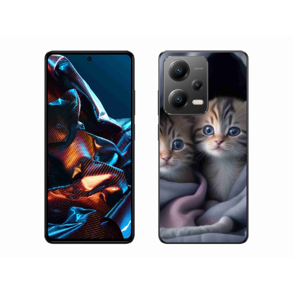 Gél borítás mmCase a Xiaomi Redmi Note 12 Pro 5G-hez - cat duo 2