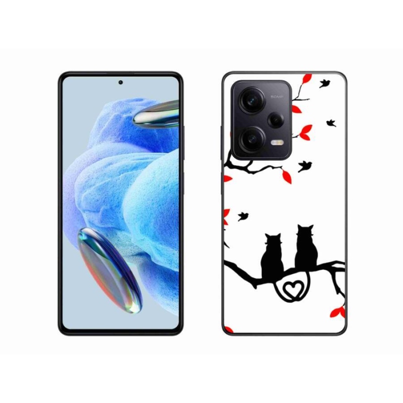 Gél borítás mmCase a Xiaomi Redmi Note 12 Pro+ 5G számára - macska szeretet