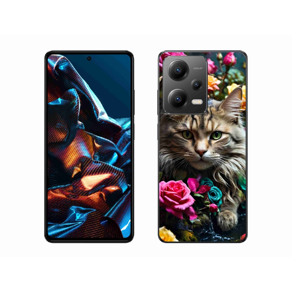 Gél borítás mmCase a Xiaomi Redmi Note 12 Pro 5G-hez - macskaszem nézet 2