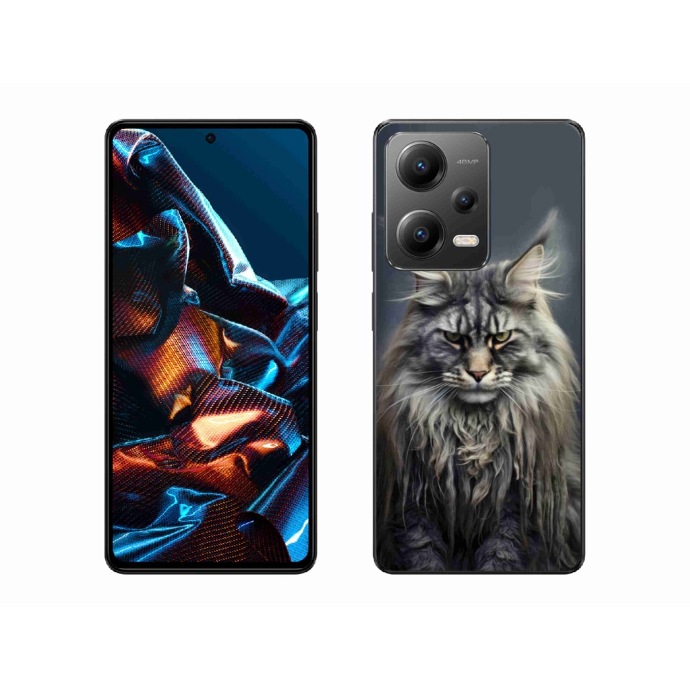 Gél borítás mmCase a Xiaomi Redmi Note 12 Pro 5G-hez - macskaszem nézet 4