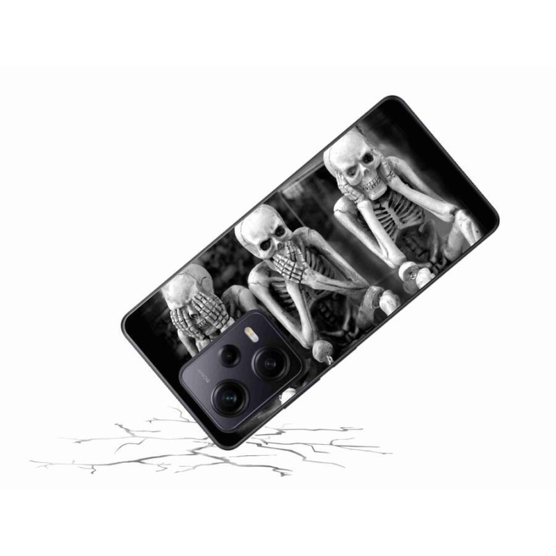 Gél borítás mmCase a Xiaomi Redmi Note 12 Pro+ 5G - csontvázakhoz