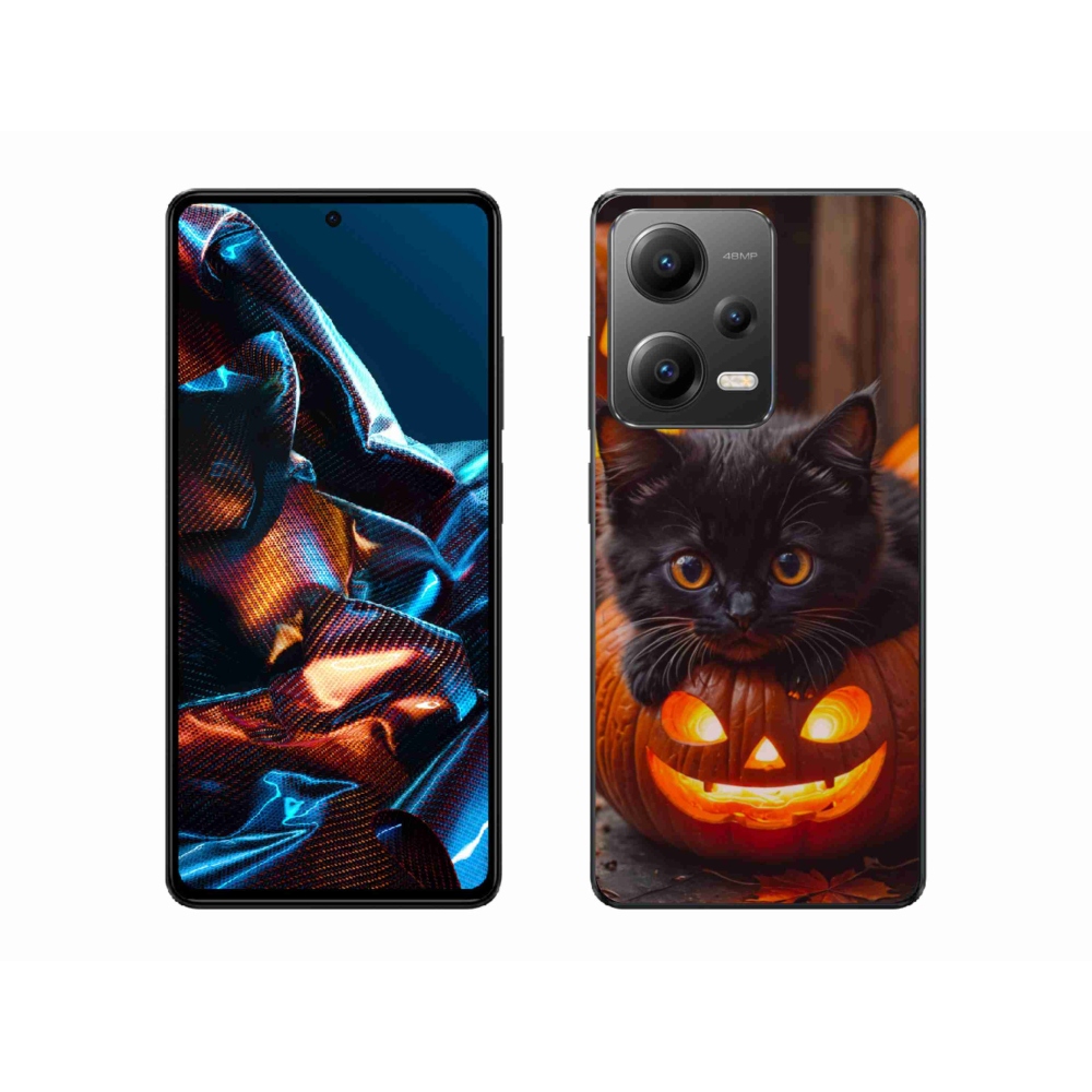 Gél borítás mmCase a Xiaomi Redmi Note 12 Pro 5G számára - cica és tök