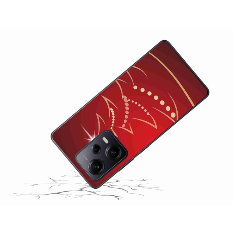 Gél borító mmCase a Xiaomi Redmi Note 12 Pro+ 5G számára - karácsonyfa karikatúra