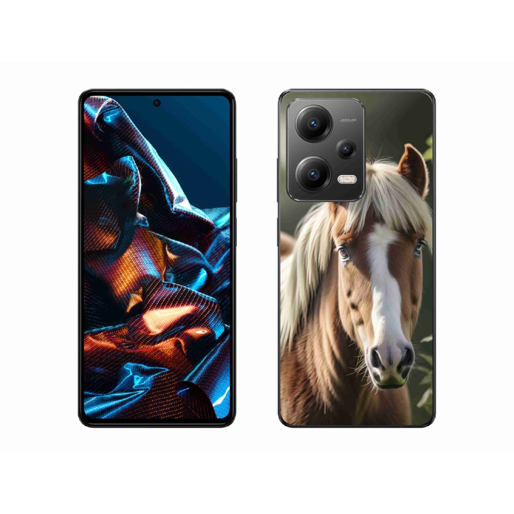 Gél borítás mmCase a Xiaomi Redmi Note 12 Pro 5G számára - ló könnyű sörénnyel