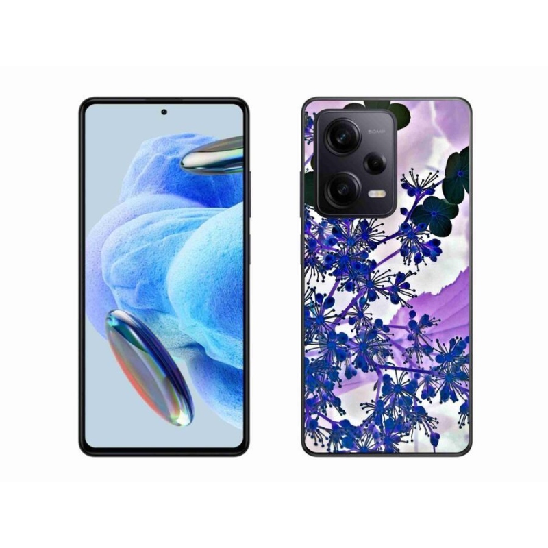 Gél borítás mmCase a Xiaomi Redmi Note 12 Pro+ 5G - hortenzia virághoz