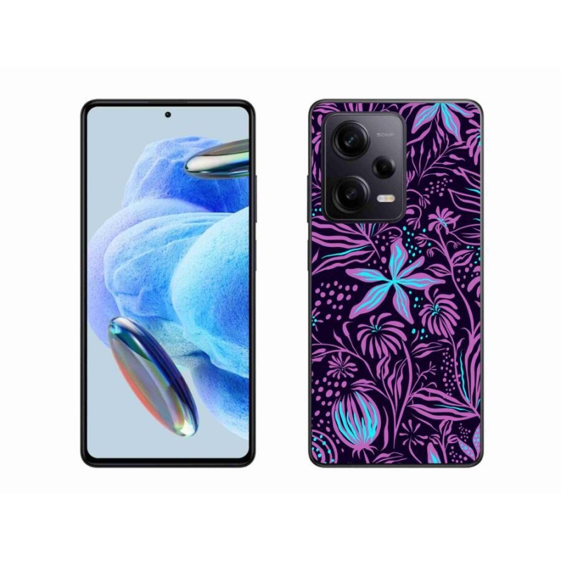 Gél borítás mmCase a Xiaomi Redmi Note 12 Pro+ 5G - virágok 2