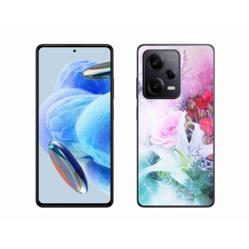 Gél borító mmCase a Xiaomi Redmi Note 12 Pro+ 5G - virágok 4