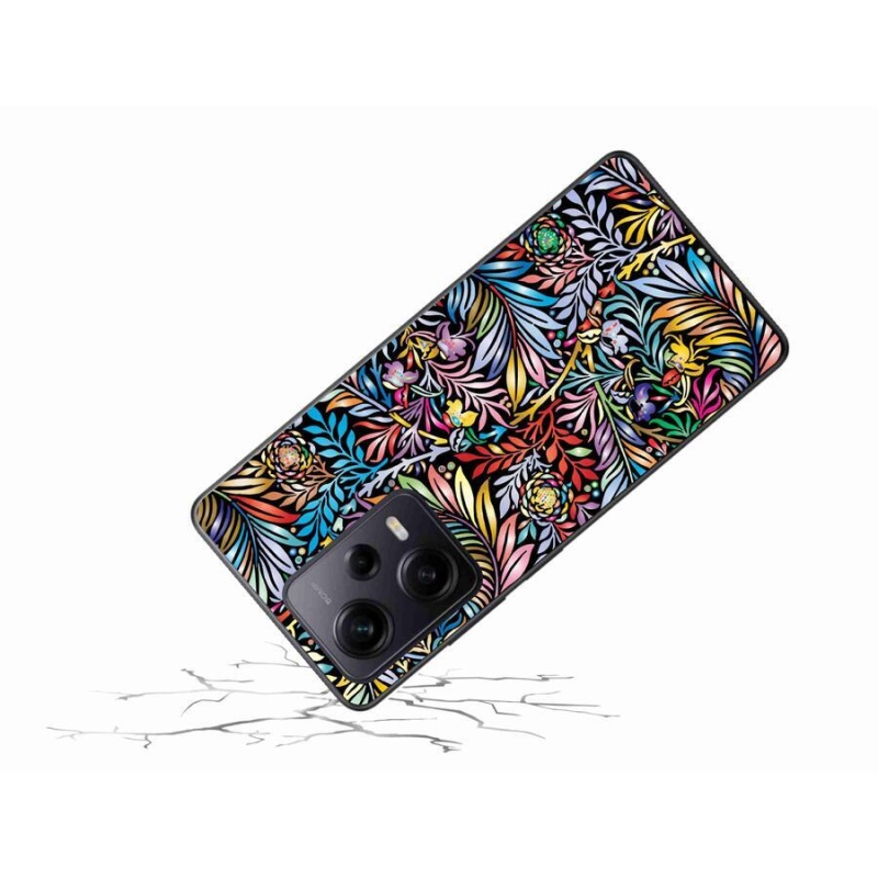 Gél borító mmCase a Xiaomi Redmi Note 12 Pro+ 5G - virágok 5